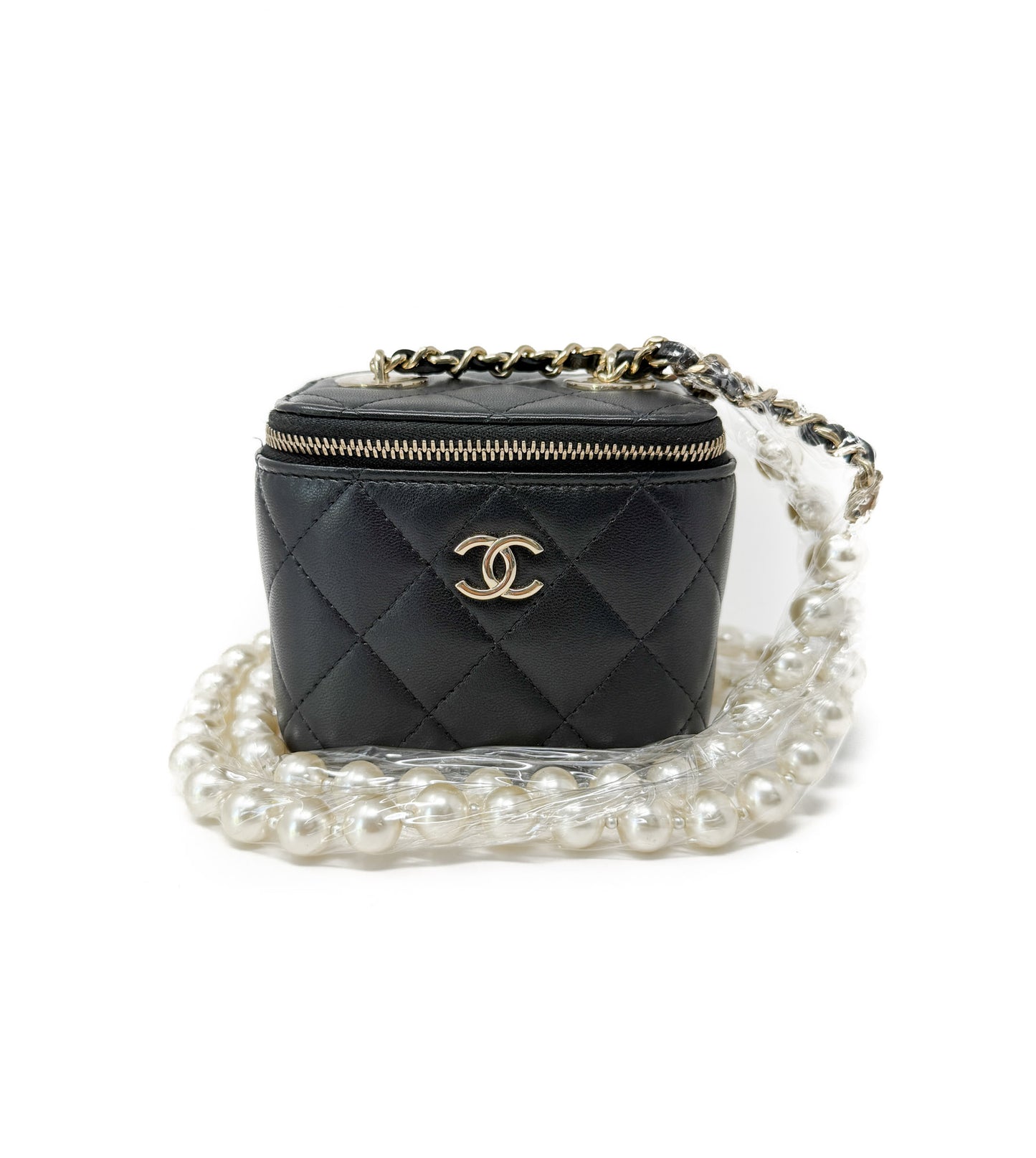 Chanel Mini Pearl Chain Vanity