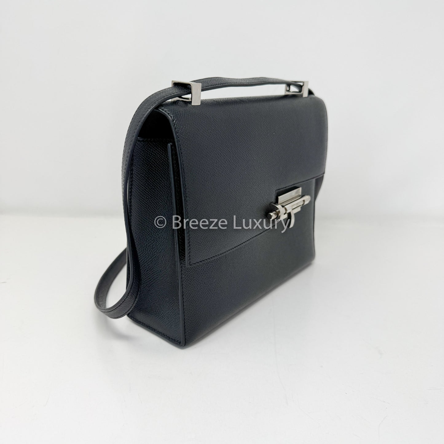Hermès Epsom Verrou 23 Black