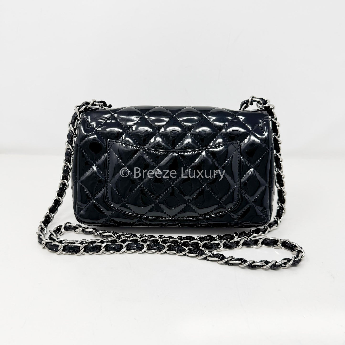 Chanel Patent Mini Classic Rectangular Flap Bag