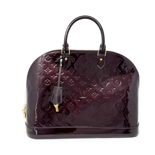 Louis Vuitton Amarante Vernis Alma GM