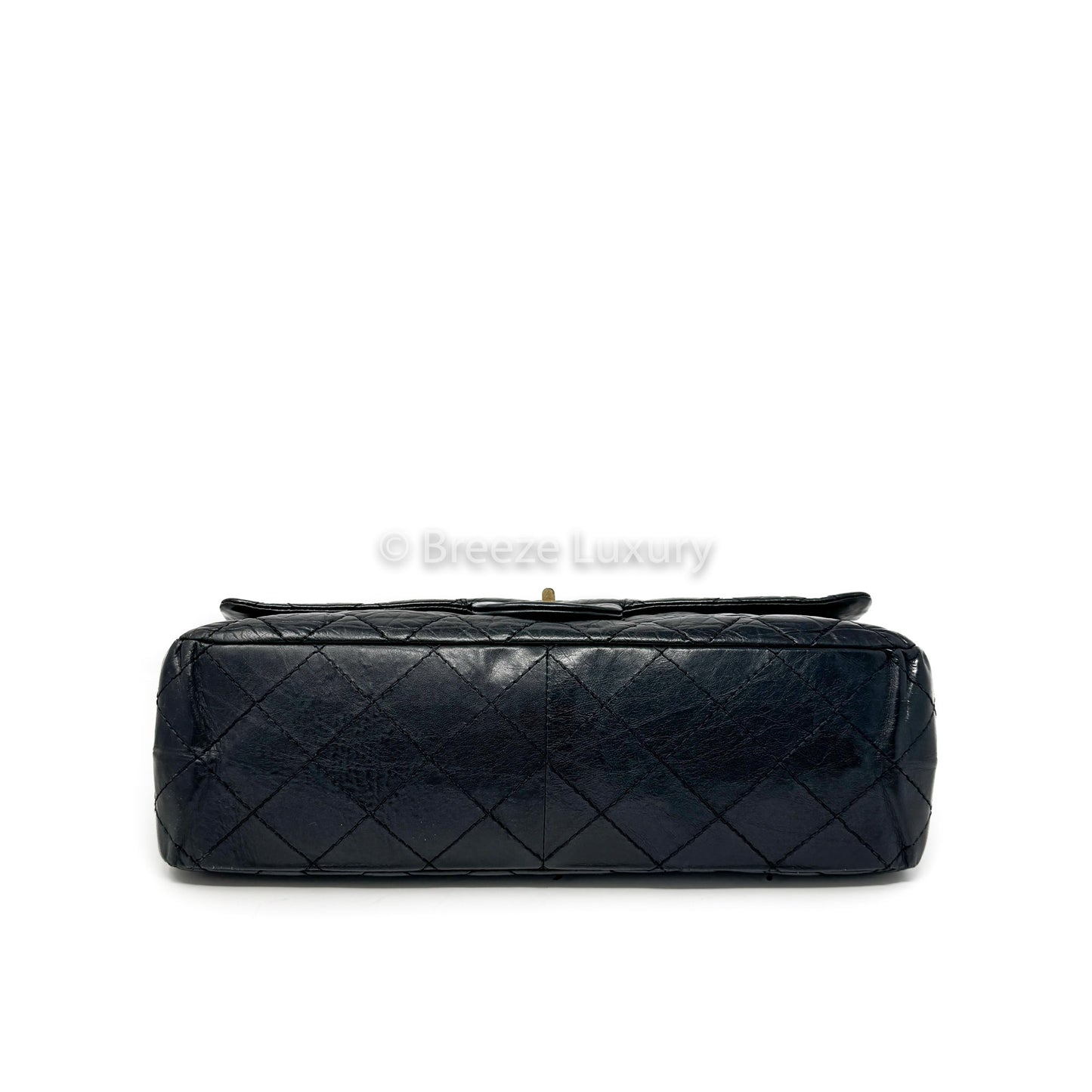 Chanel Black 2.55 Reissue 227 Double Flap Bag