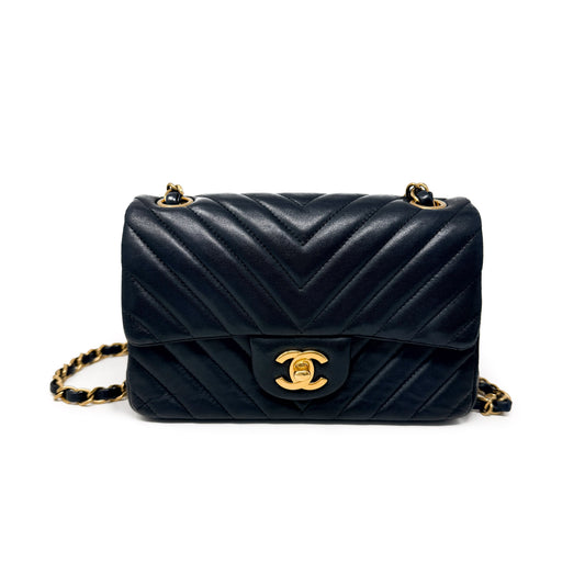 Chanel Mini Chevron Rectangular Flap