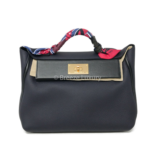 Hermes 24/24 Blue 29 Bag