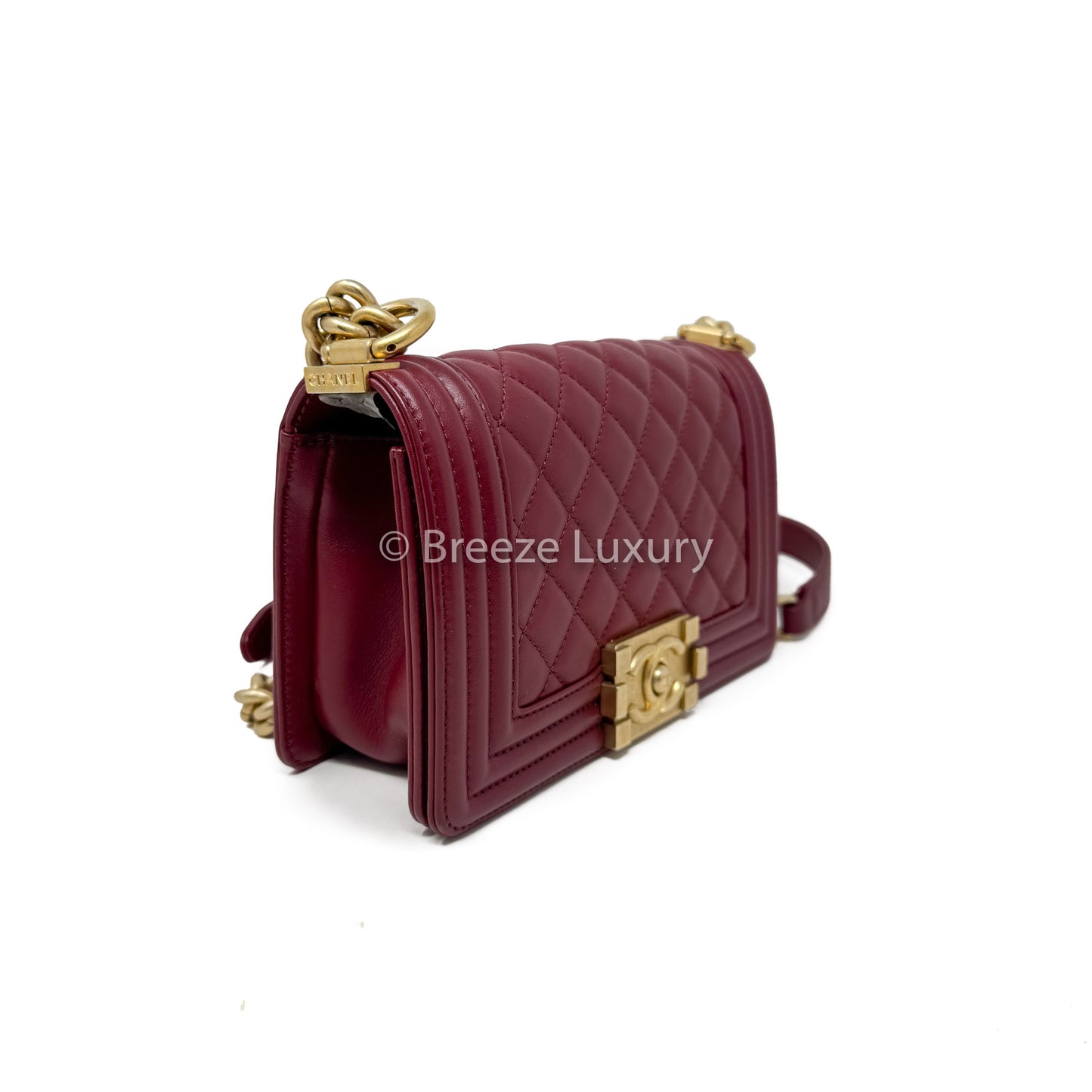 Chanel Red Small Boy Bag
