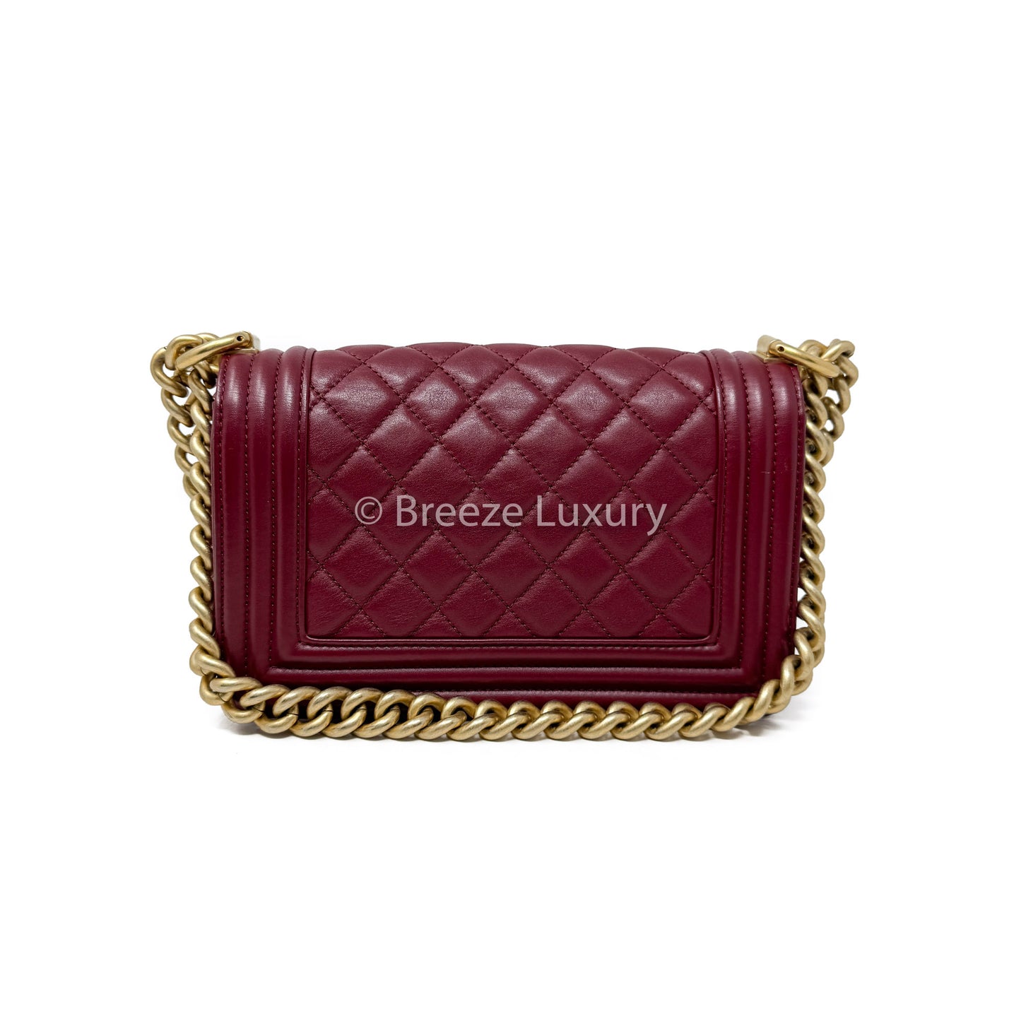 Chanel Red Small Boy Bag