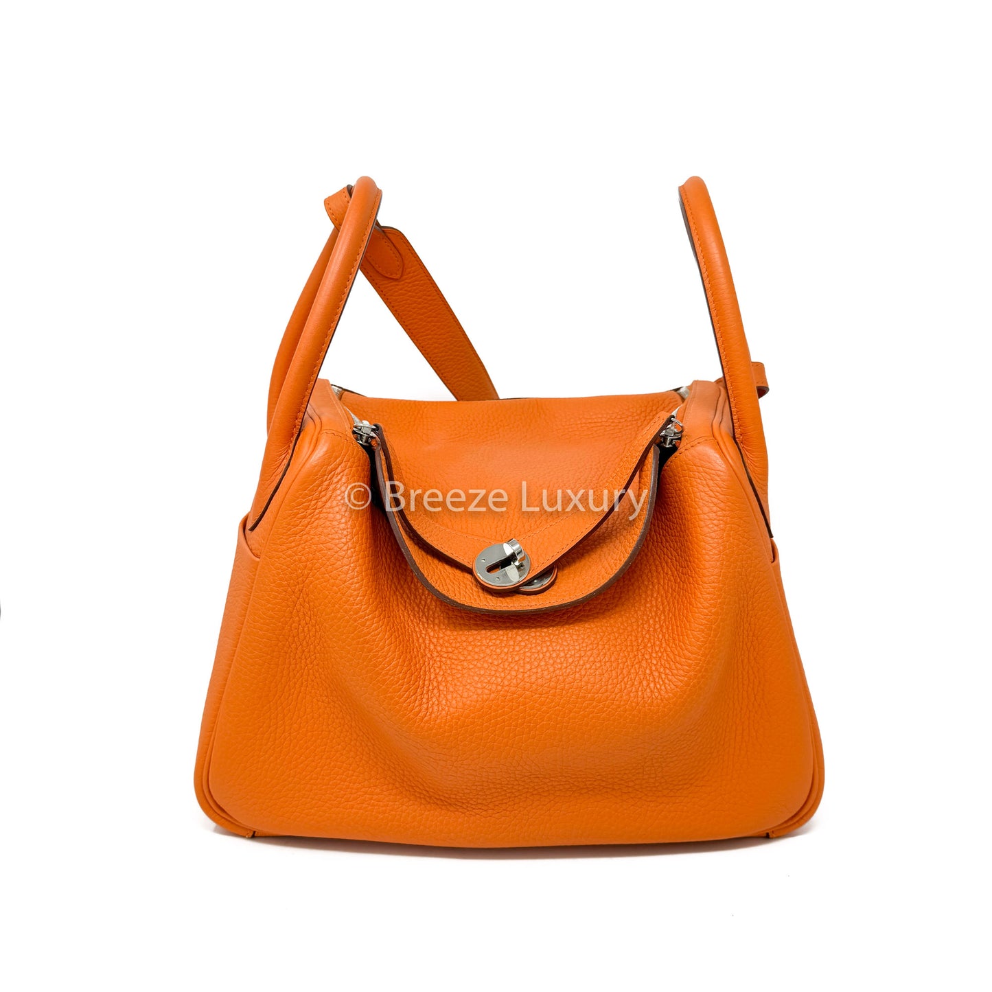 Hermes Taurillon Clemence Feu Lindy 30