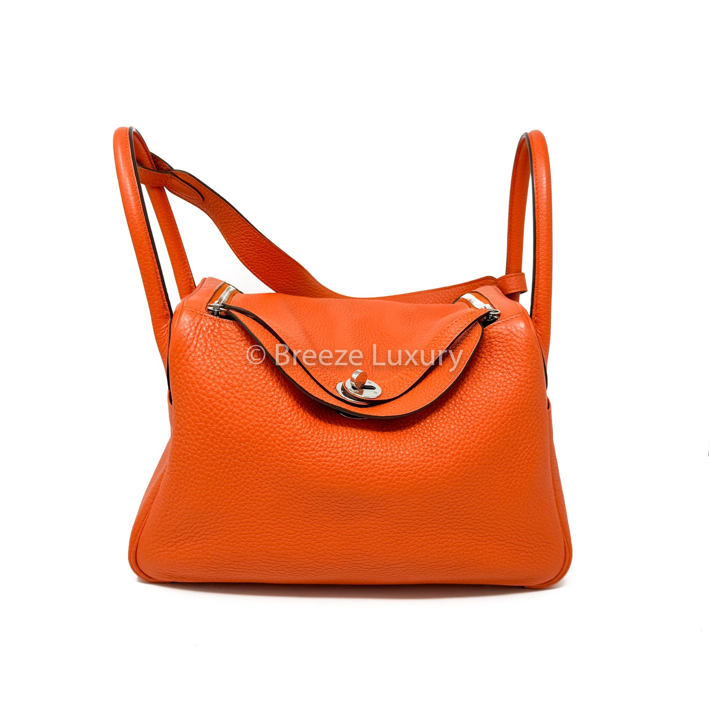 Hermes Orange Lindy 30