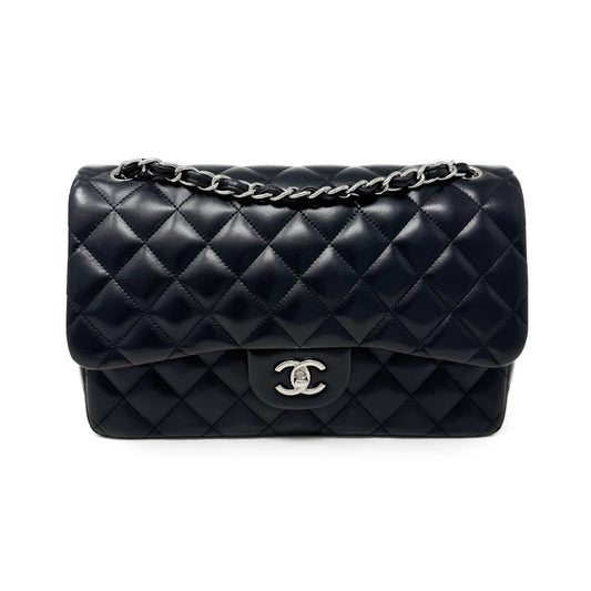Chanel Quilted Double Flap Jumbo Lambskin Bag