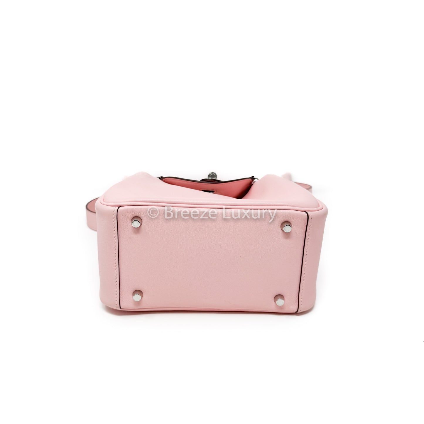 Hermes Sakura Pink Swift Leather Mini Lindy