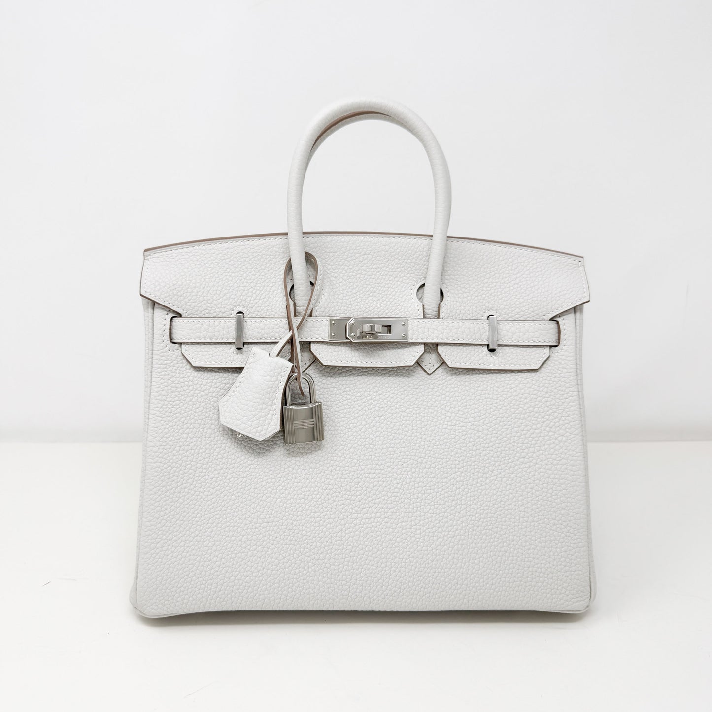 Hermes Togo Birkin 25 Gris Perle