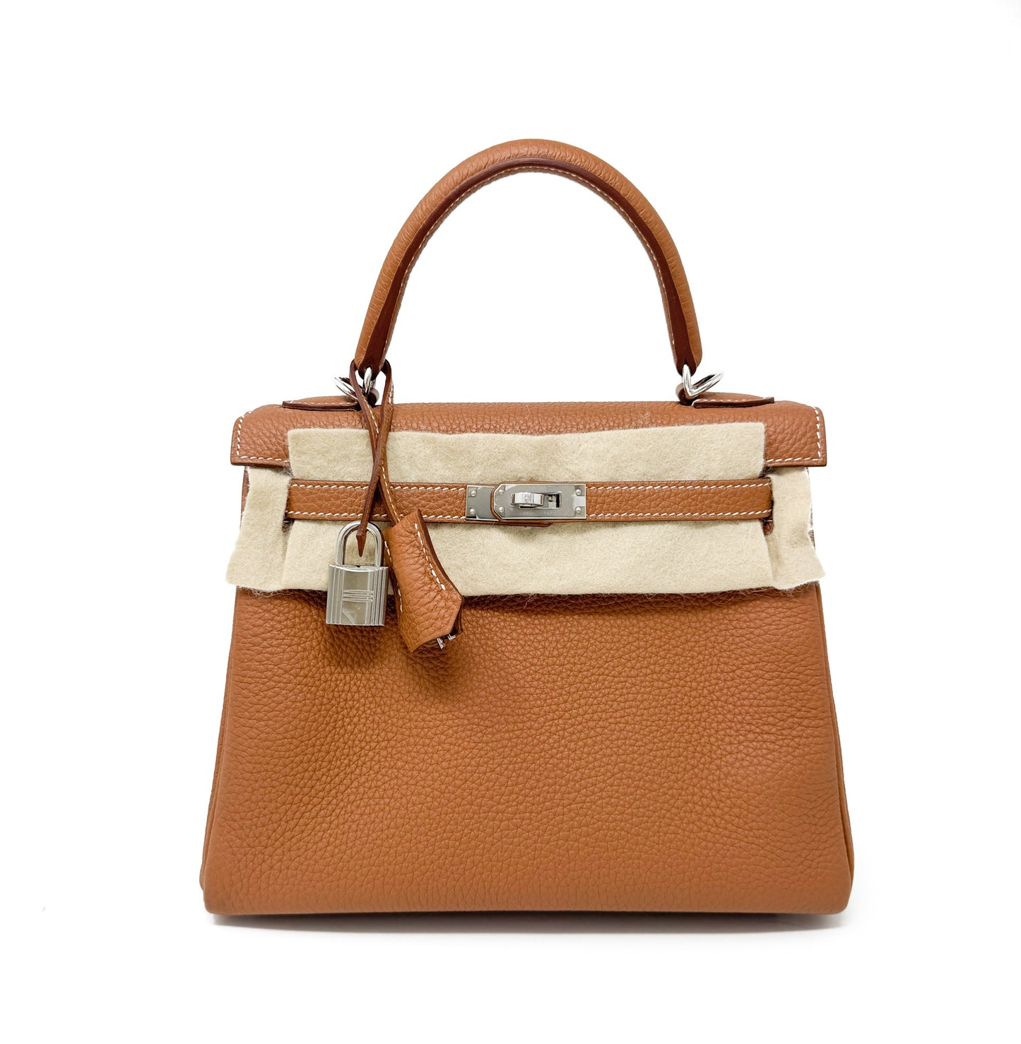 Hermes Gold Togo Kelly 25