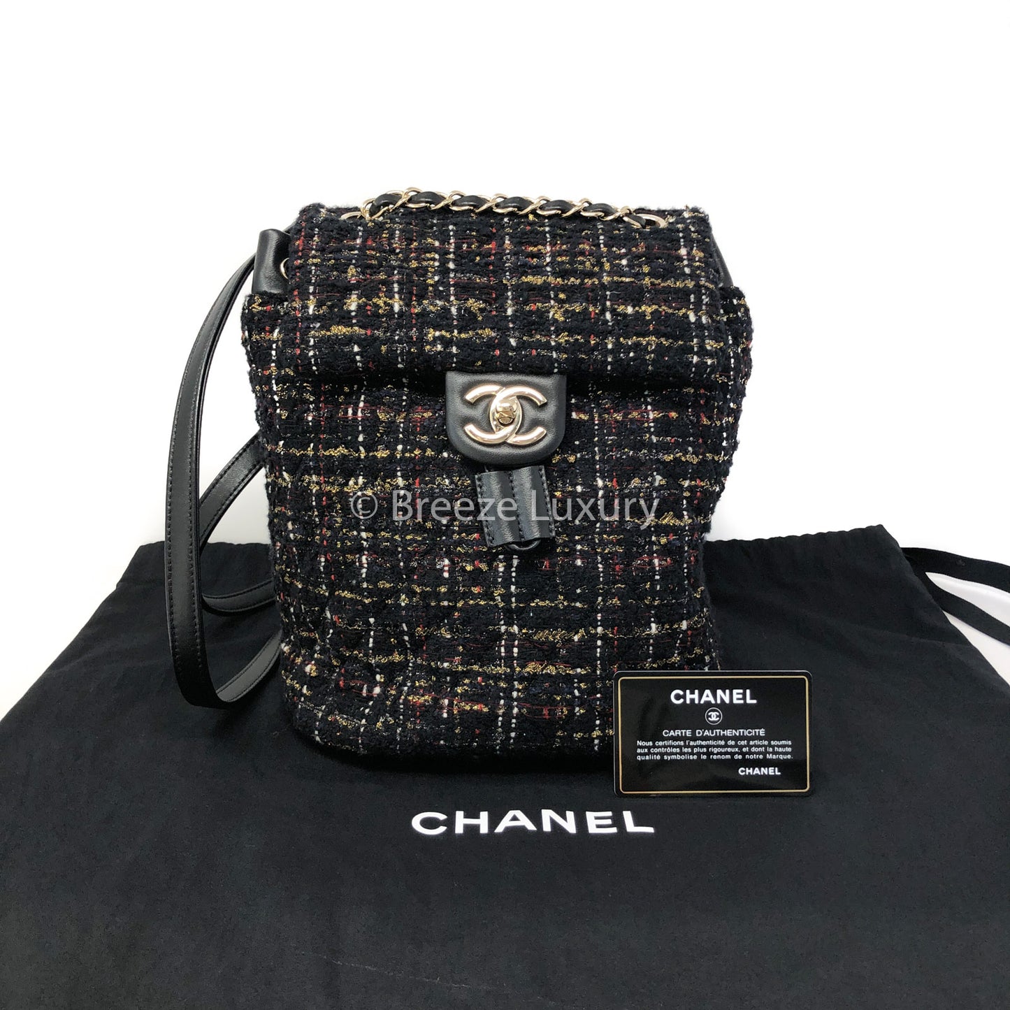 Chanel Small Urban Spirit Backpack Tweed