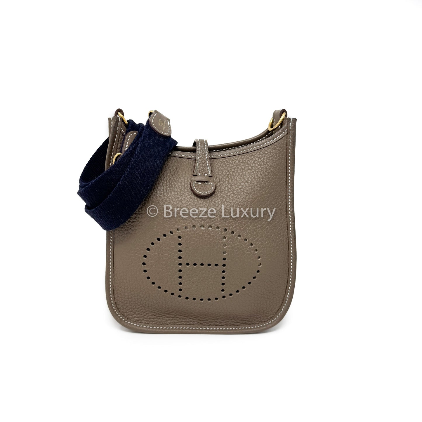 Hermès Mini Evelyne 16 TPM Etoupe