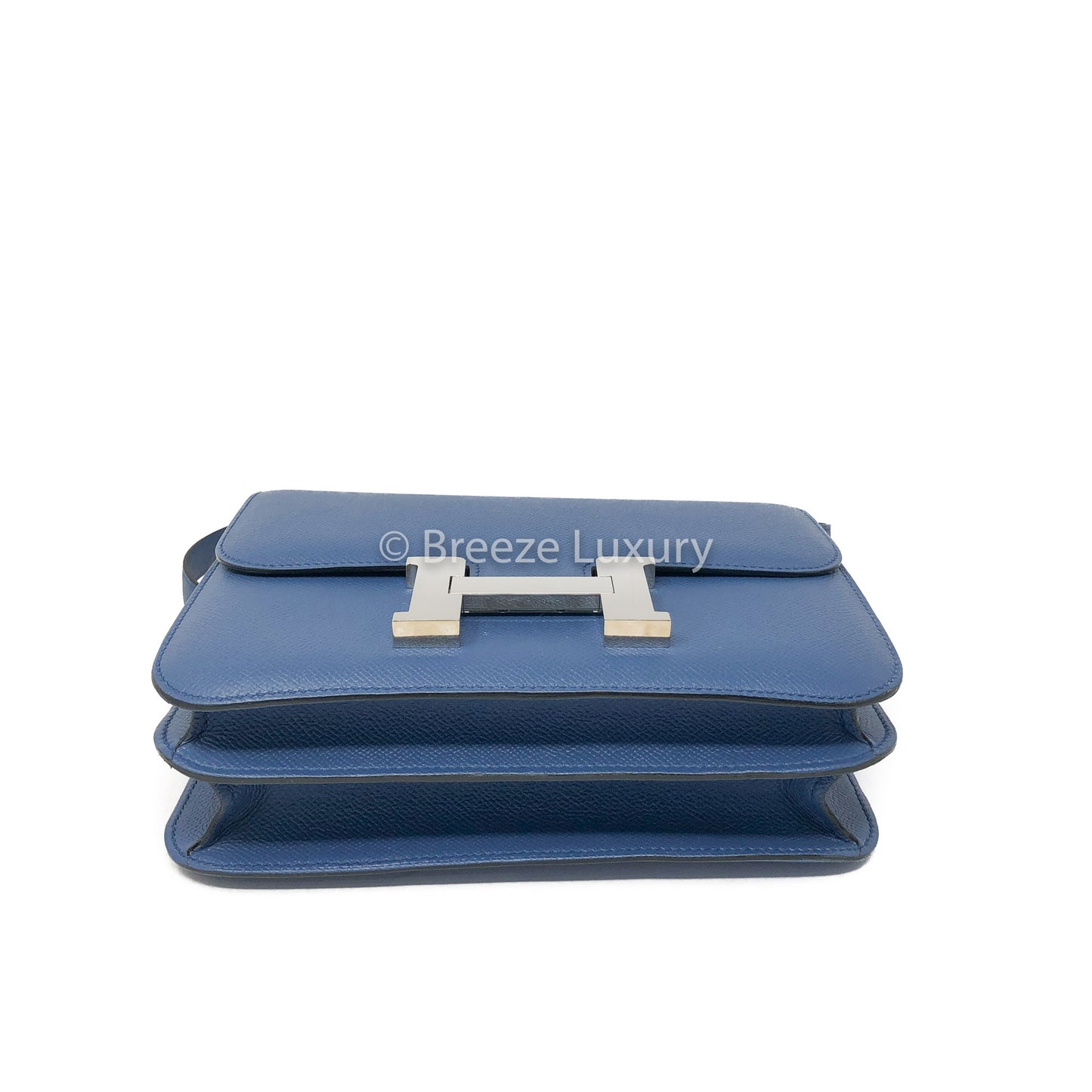 Hermes Epsom Constance 22 Bleu Agate