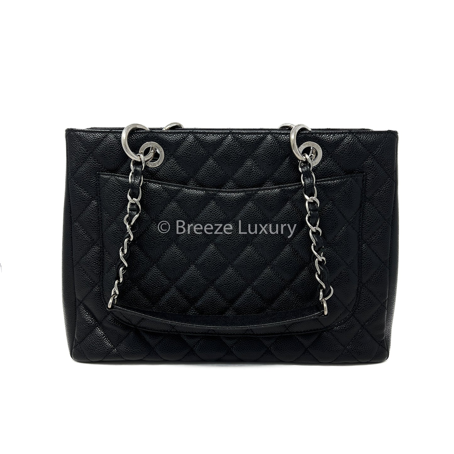 Chanel Black Caviar Grand Shopping Tote