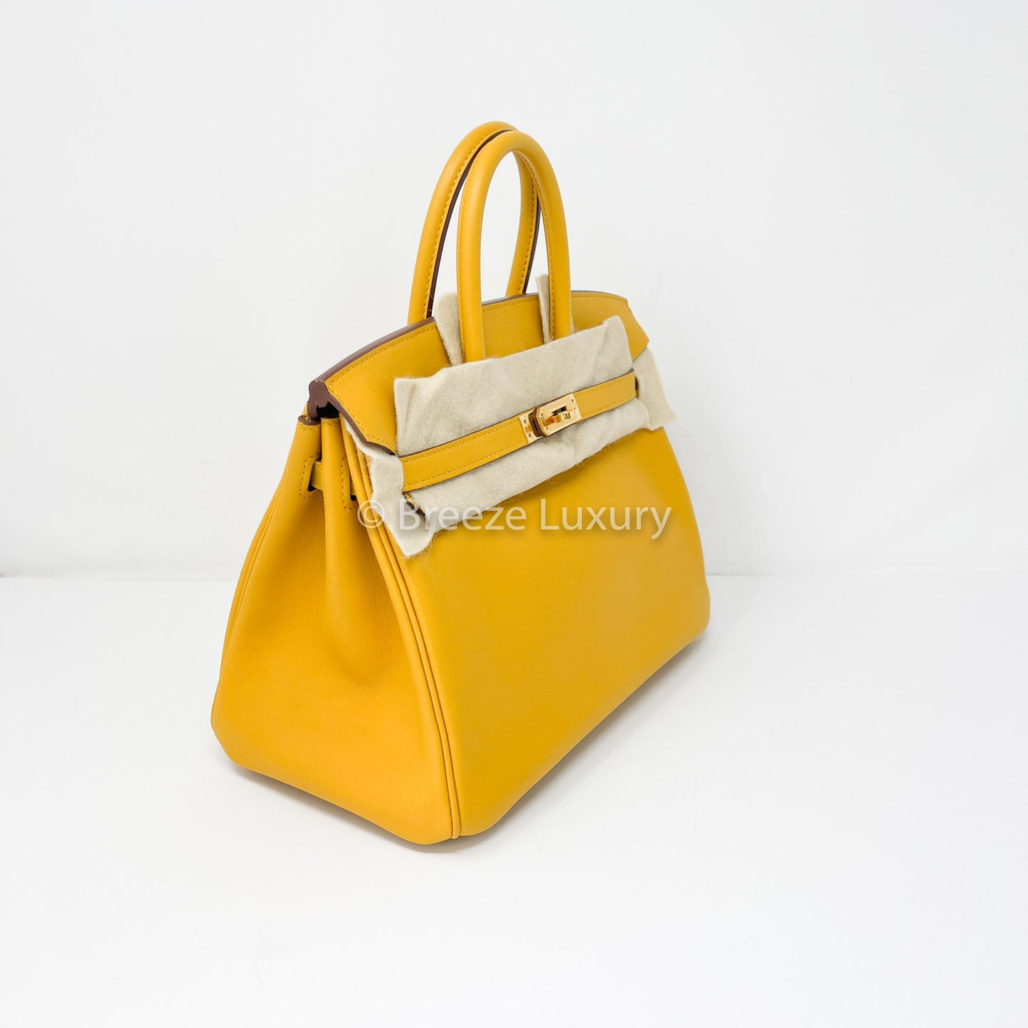 Hermes Swift Birkin 25 Jaune Ambre