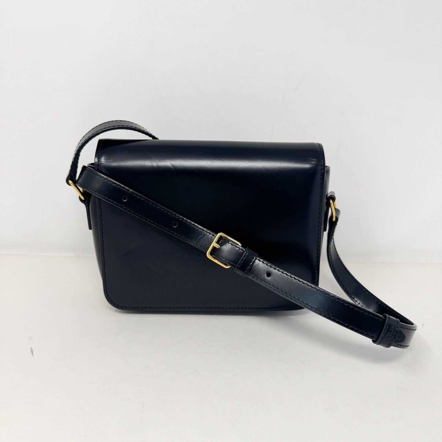 Celine Black Teen Triomphe Bag