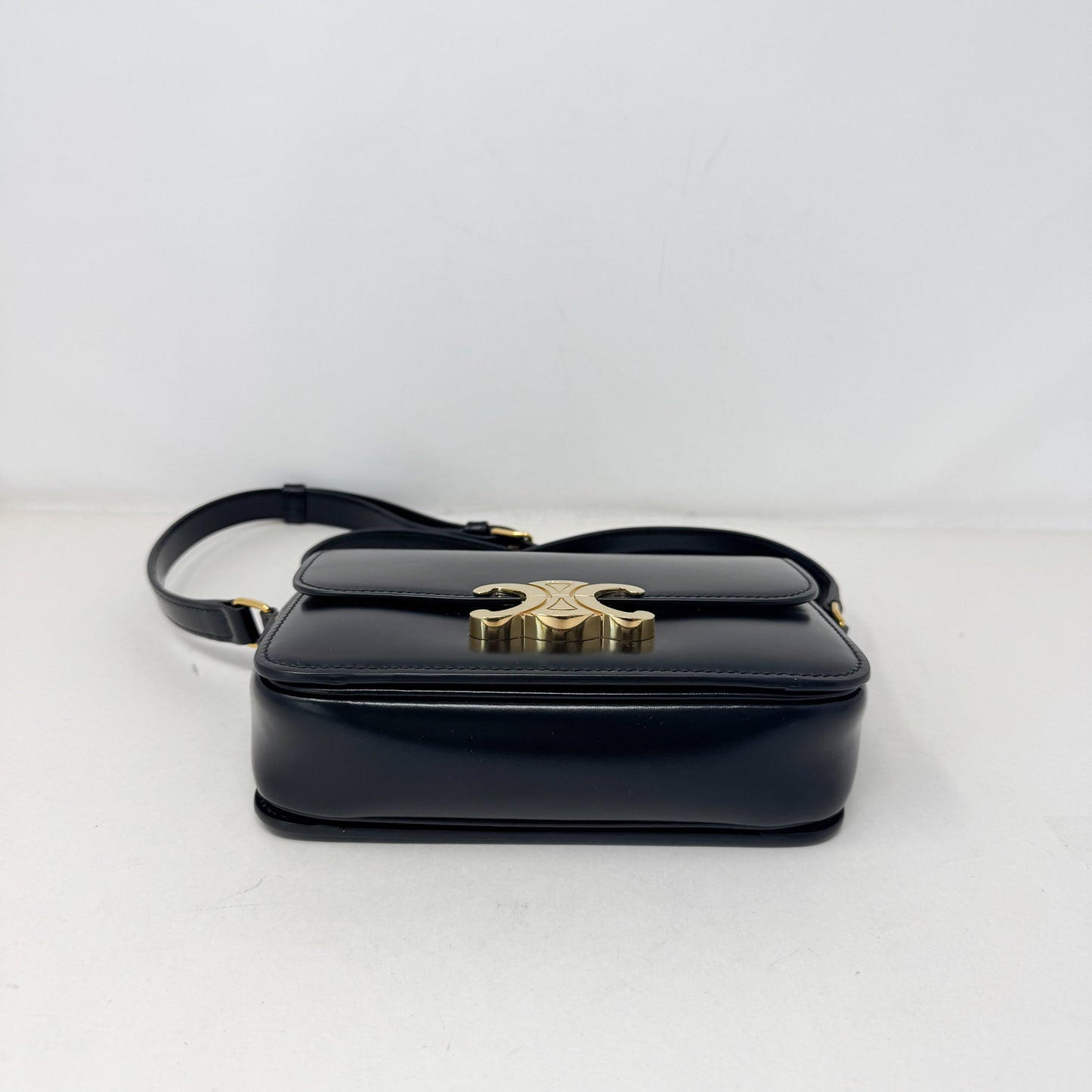Celine Black Teen Triomphe Bag