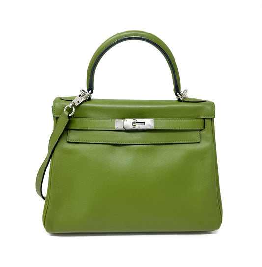 Hermes Green Swift Retourne Kelly 28