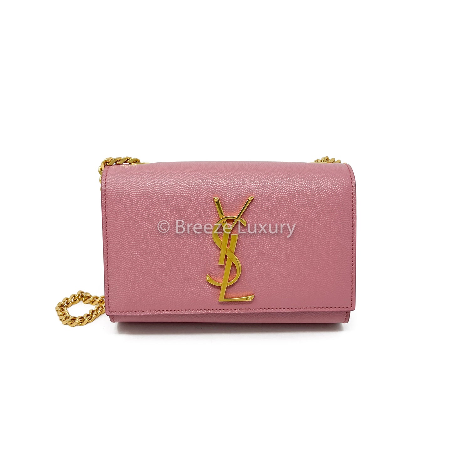 Saint Laurent Pink Kate Chain Bag