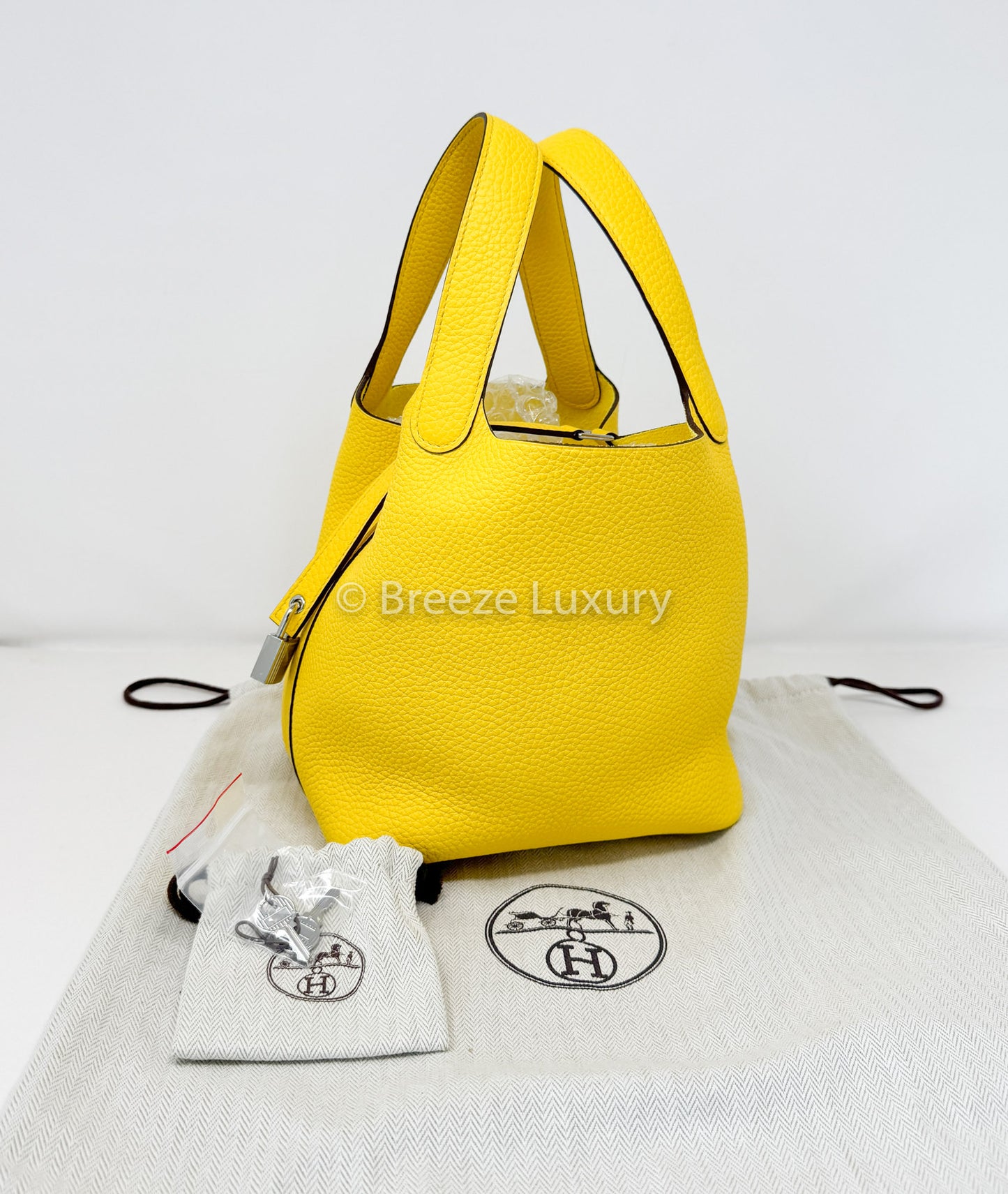 Hermes Lime Picotin Lock 18