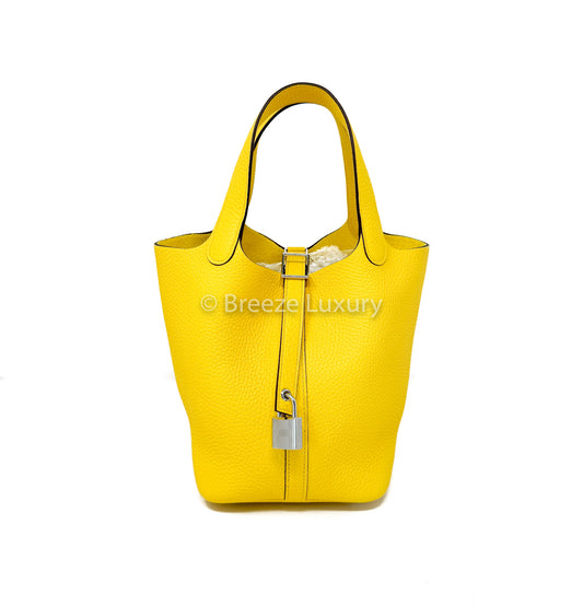 Hermes Lime Picotin Lock 18