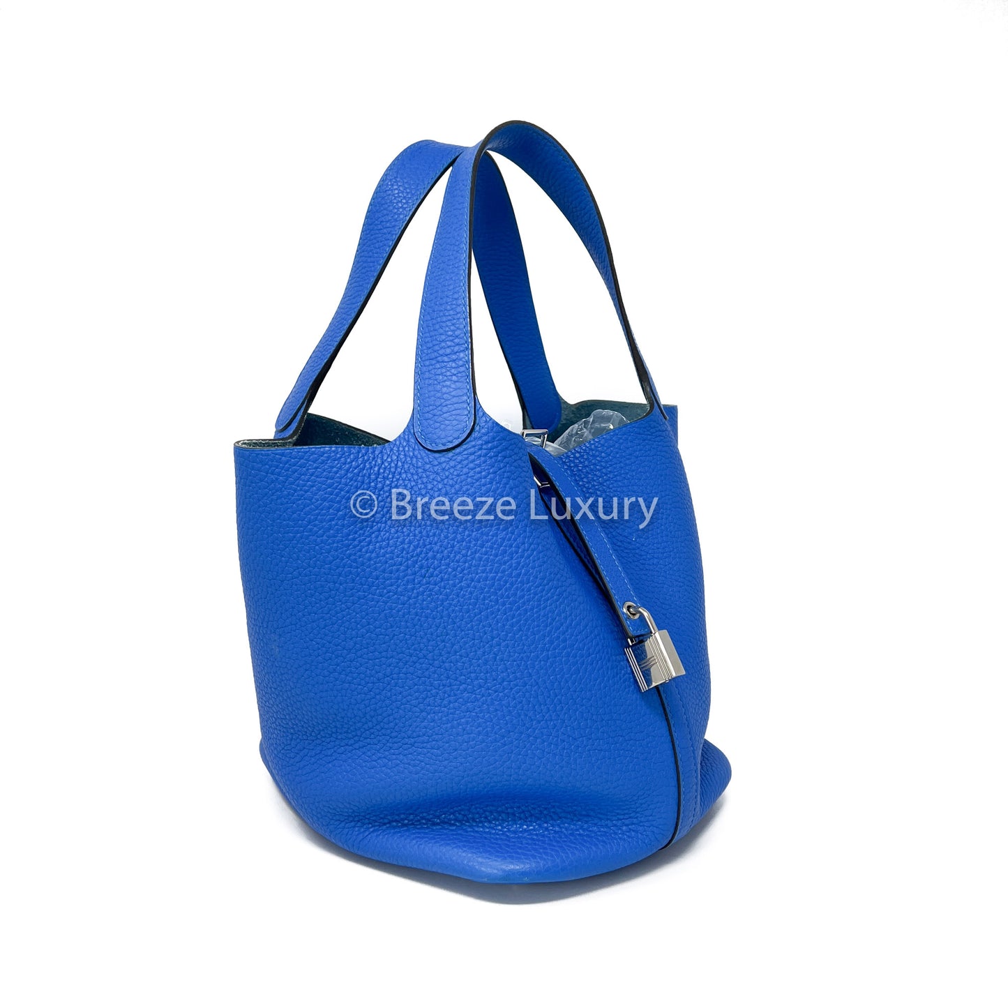 Hermes Blue Hydra Picotin 22