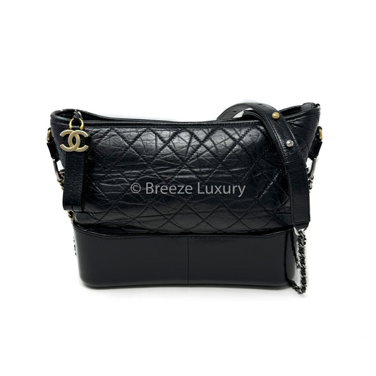 Chanel Black Medium Gabrielle Hobo Bag