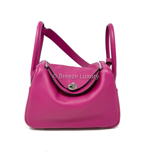 Hermes Rose Pourpre Evercolor Lindy 26