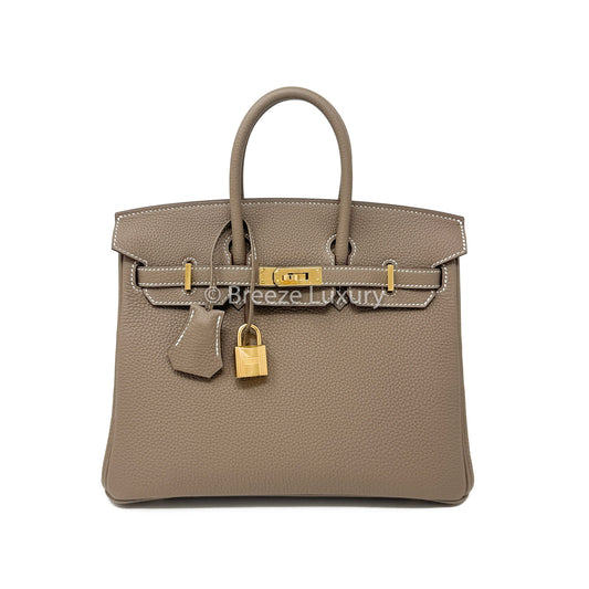 Hermes Togo Birkin 25 Etoupe