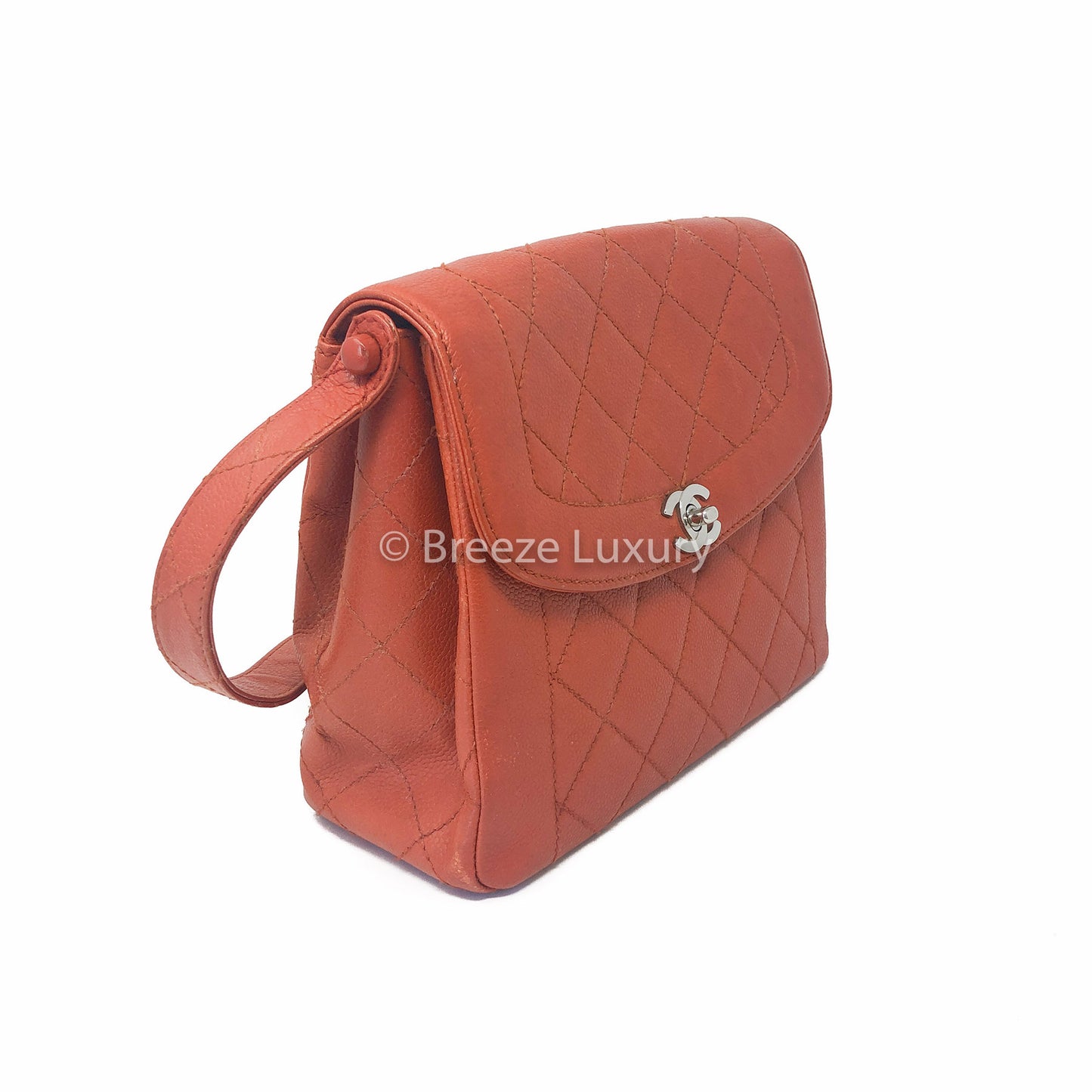 Chanel Vintage Quilted CC Flap