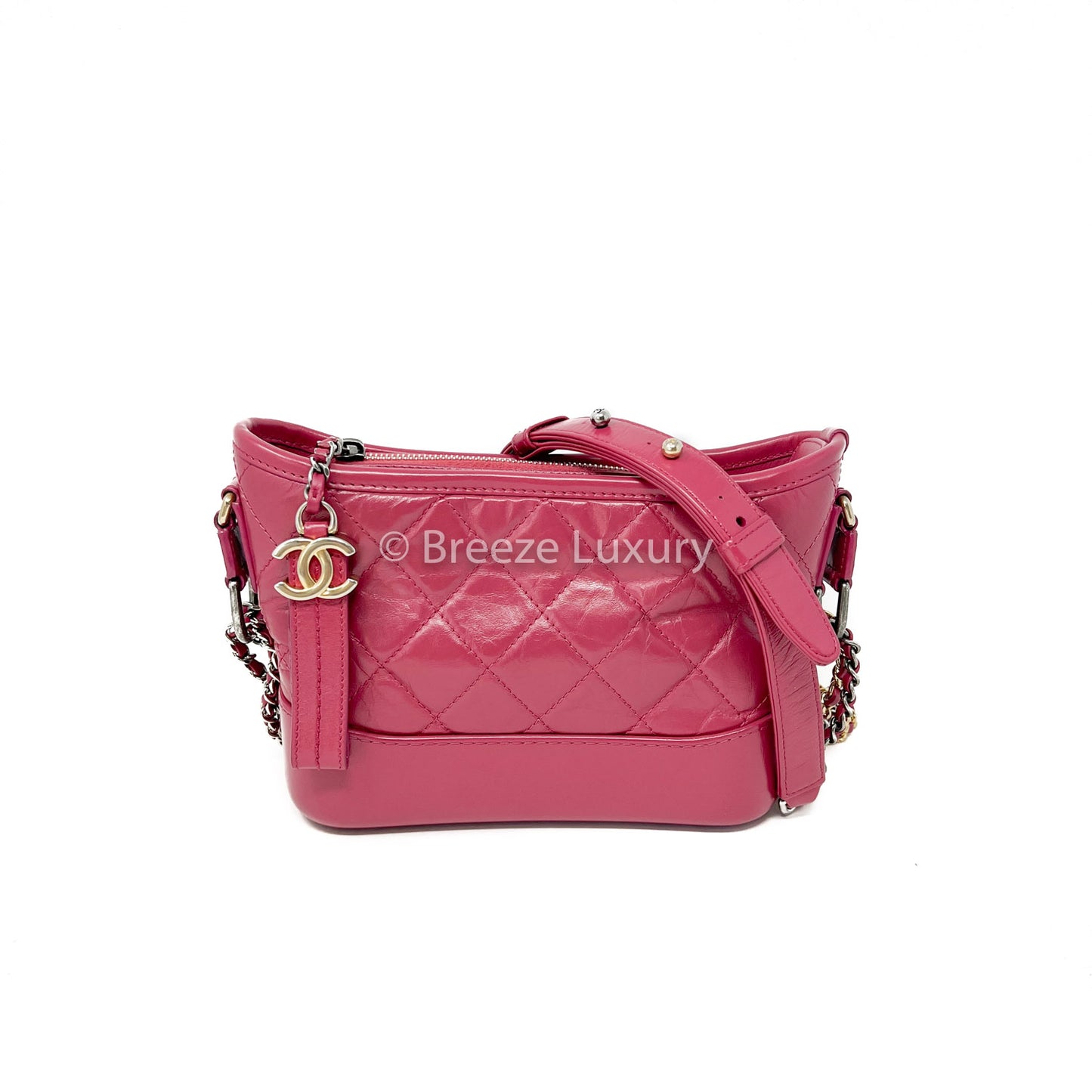 Chanel Calfskin Quilted Small Gabrielle Bag