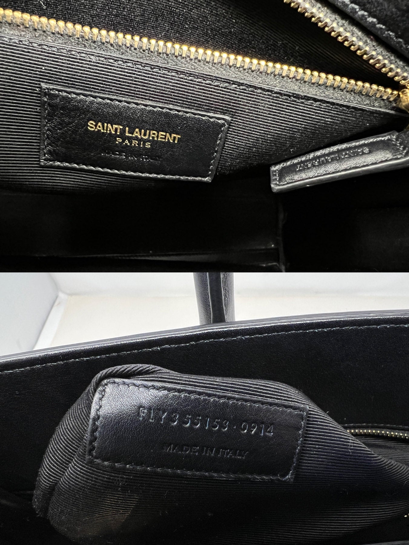 Saint Laurent Paris Classic Small Sac De Jour Bag
