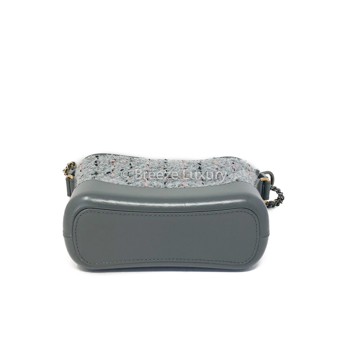 Chanel Tweed Calfskin Quilted Small Gabrielle Bag