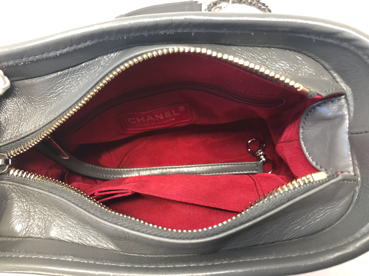 Chanel Tweed Calfskin Quilted Small Gabrielle Bag