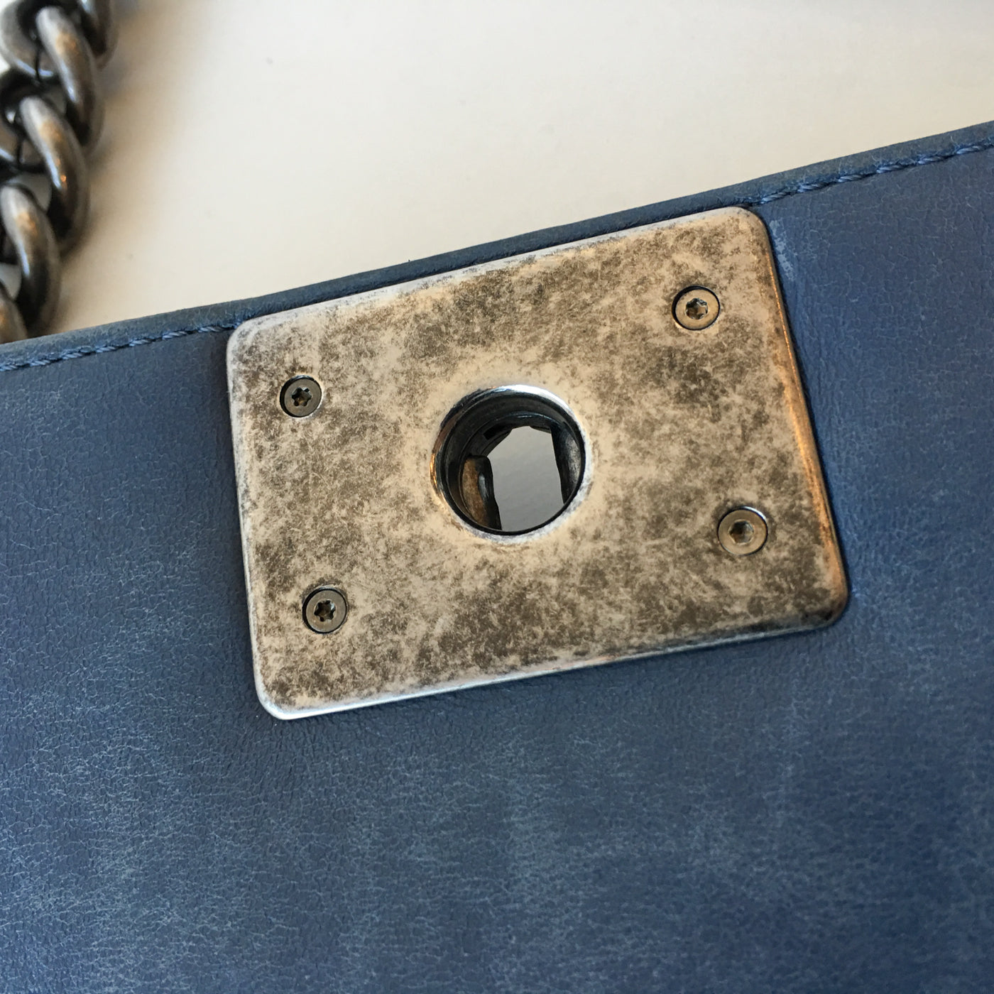 Chanel Le Boy Small Flap Bag with Rabbit Fur