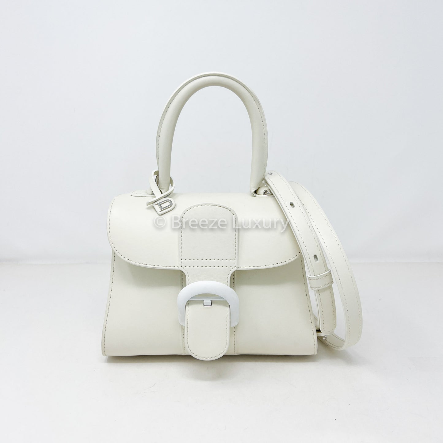 Delvaux Ivory Brillant Mini Bag