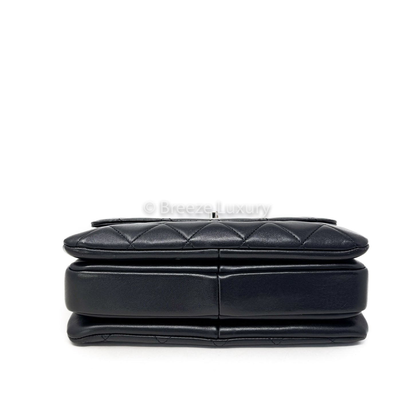 Chanel Small Trendy Handle Flap Bag Black