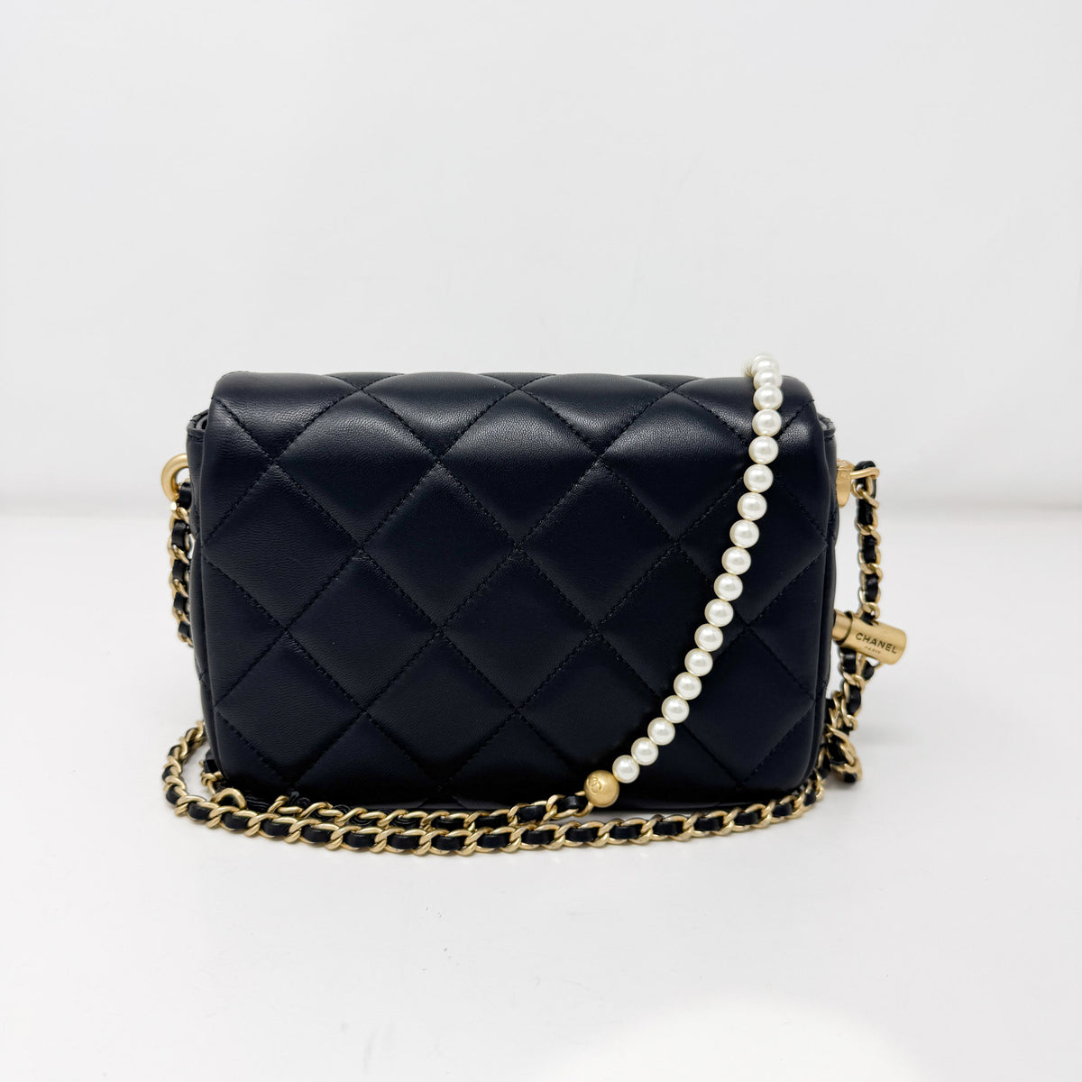 Chanel My Perfect Adjustable Chain Flap Bag with Pearls Mini