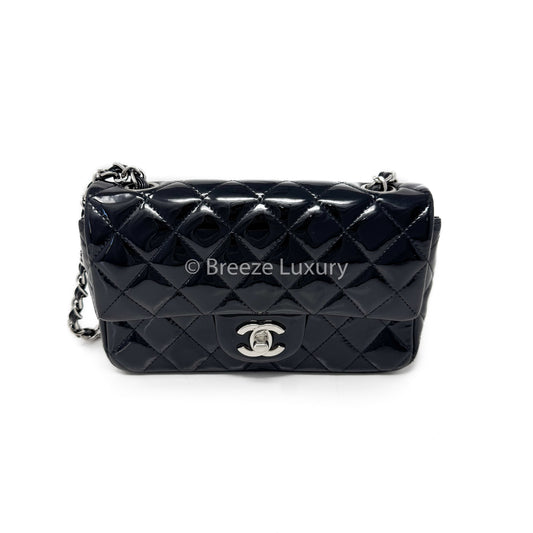 Chanel Patent Mini Classic Rectangular Flap Bag