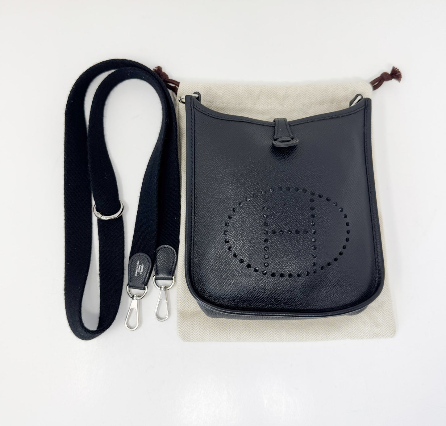 Hermes Epsom Noir Evelyn TPM