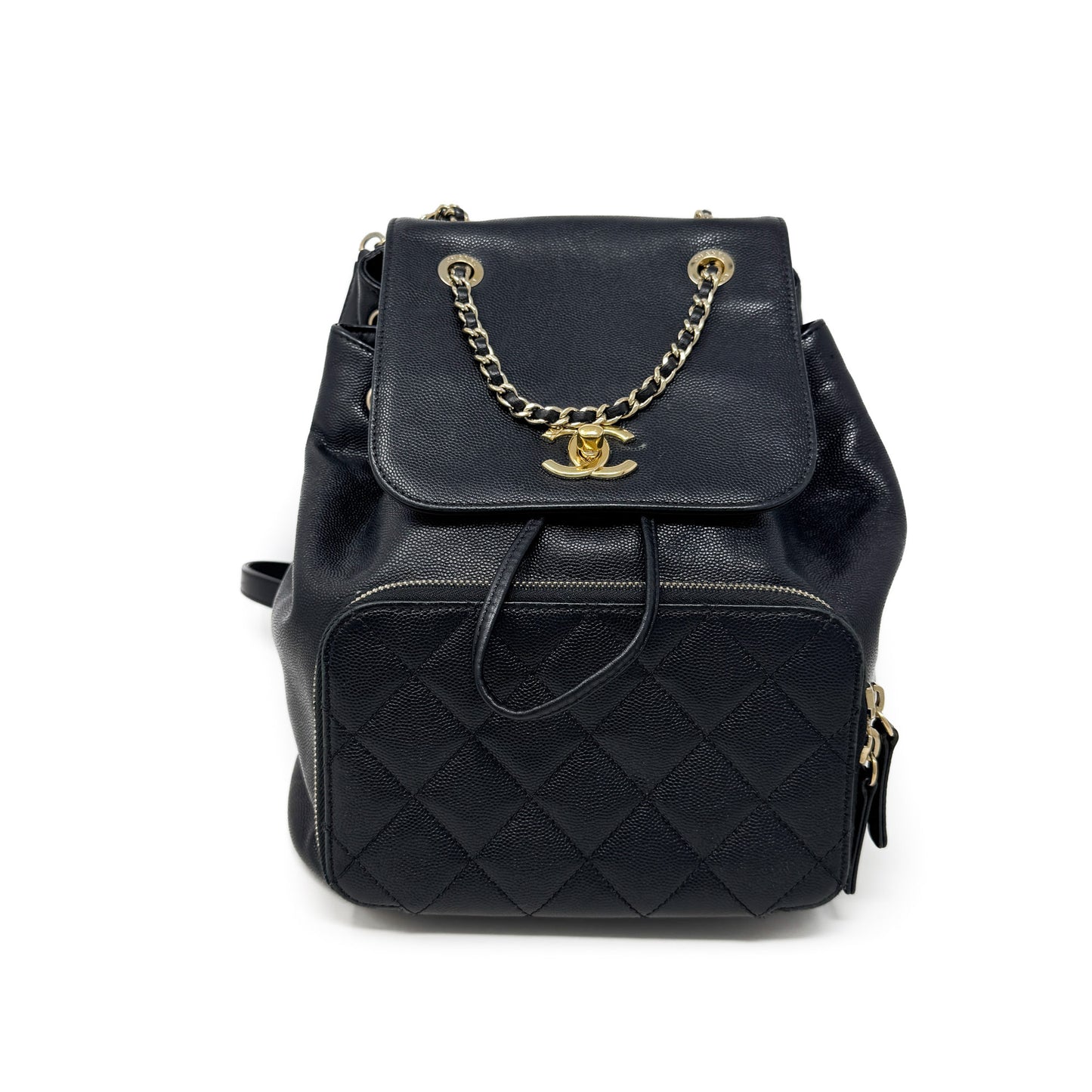 Chanel Black Caviar Business Affinity Backpack