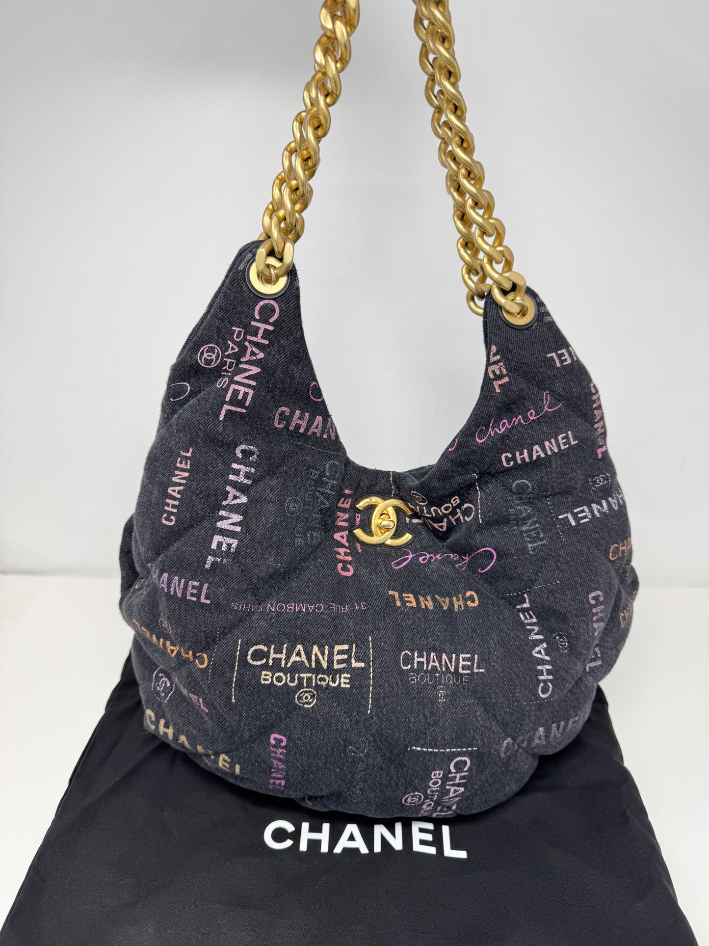 Chanel 2022 Denim Mood Hobo