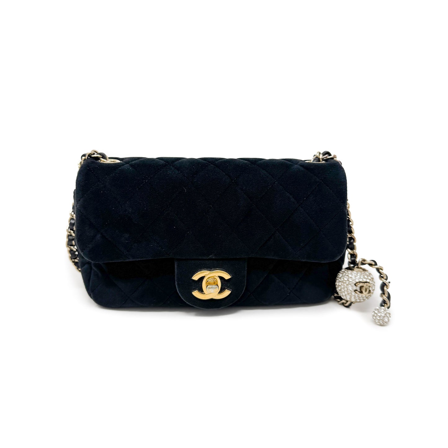 Chanel Velvet Mini Rectangular Flap