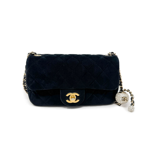 Chanel Velvet Mini Rectangular Flap