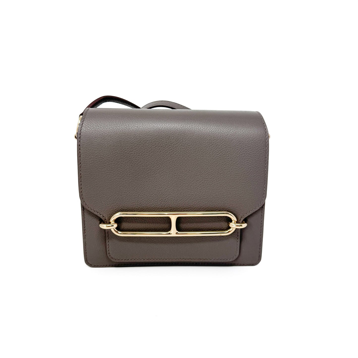 Hermes Mini Roulis 18 Shoulder Bag Etain