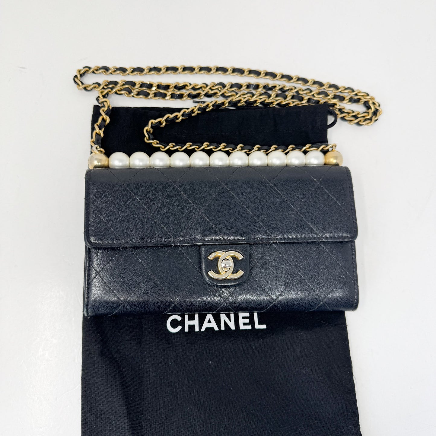 Chanel Pearl Wallet on Chain