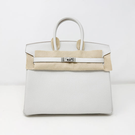 Hermes Togo Birkin 25 Gris Perle