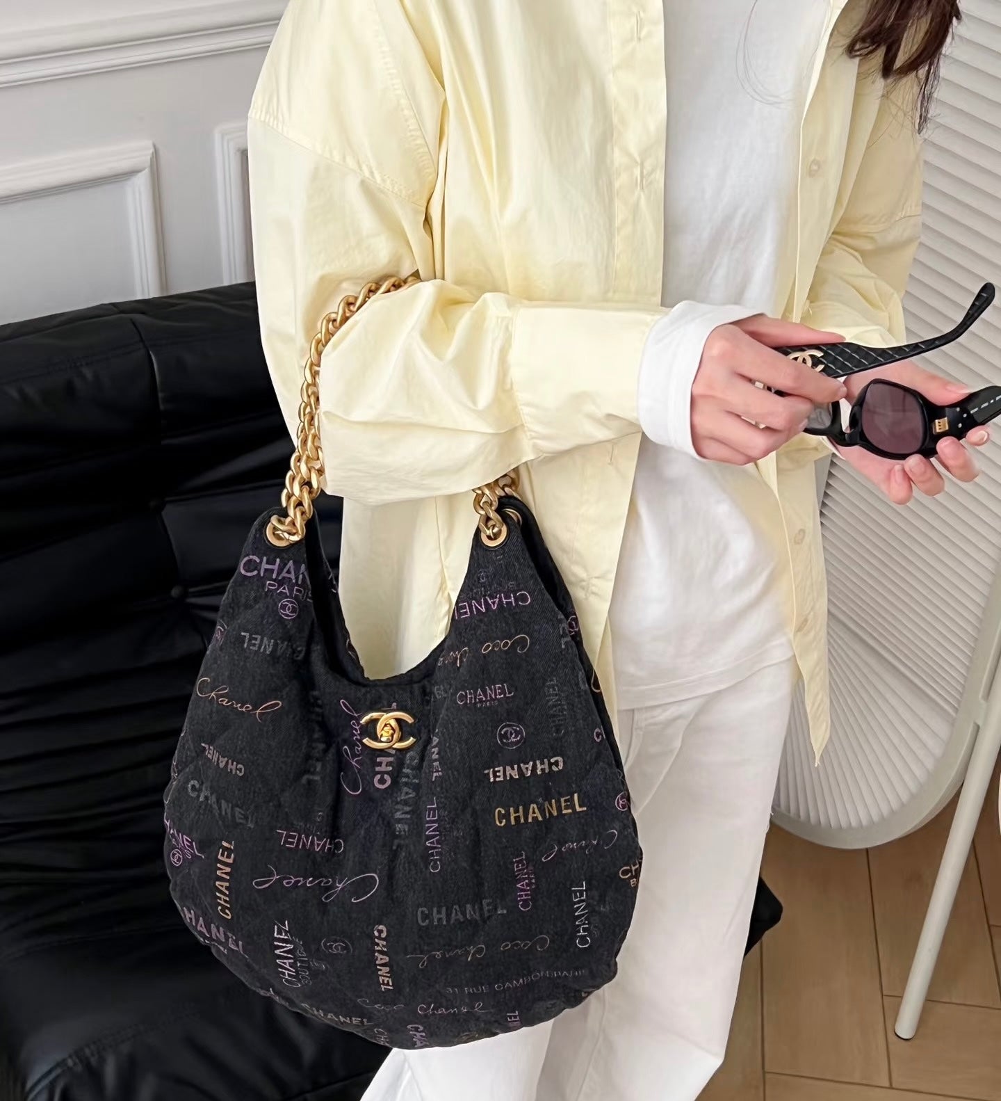 Chanel Denim Mood Hobo Bag