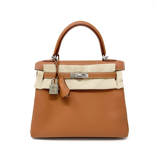 Hermes Gold Togo Kelly 25